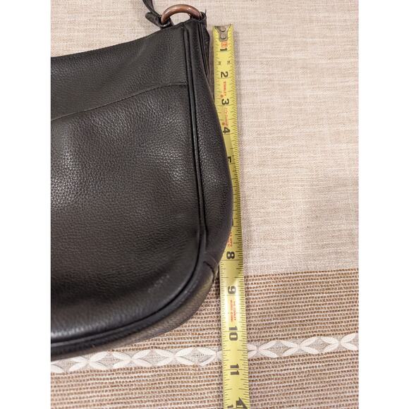 Coach Womens Vintage Leather Crossbody Black Handbag - Picture 15 of 16